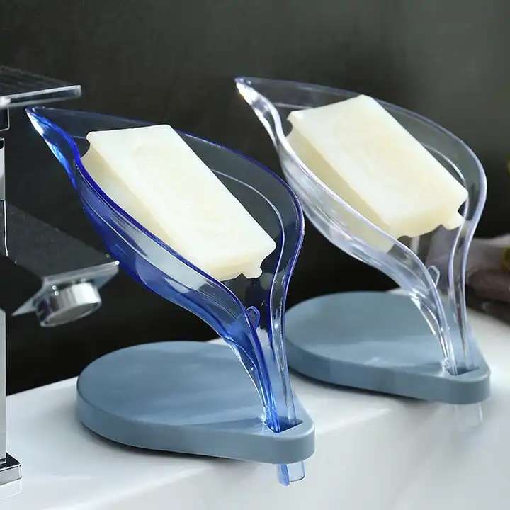 Suction Cup Leaf Soap Box Dispenser