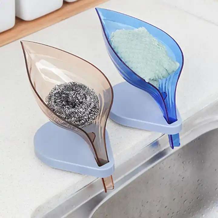 Suction Cup Leaf Soap Box Dispenser - Image 2