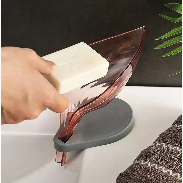 Suction Cup Leaf Soap Box Dispenser - Image 5