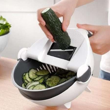 Multi Functional Shredder with Manual 9 in 1 Slicer Vegetable Grater