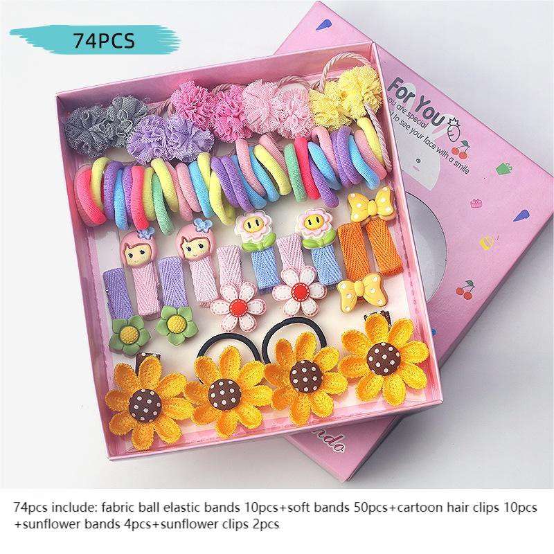 mixed set little baby hair clips and bands claws pins girls accessories