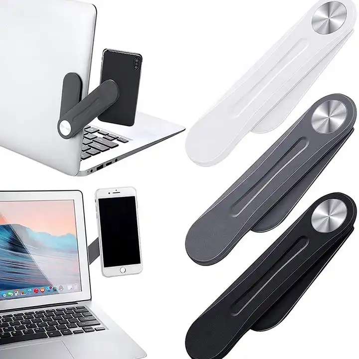 Universal Laptop Phone Holder Extender Magnetic Phone Bracket Laptop Side Mount