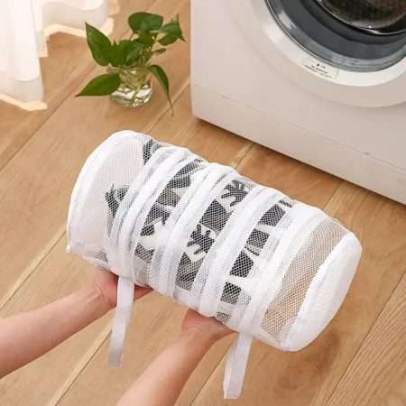 Cylindrical Shape Shoes Laundry Bag