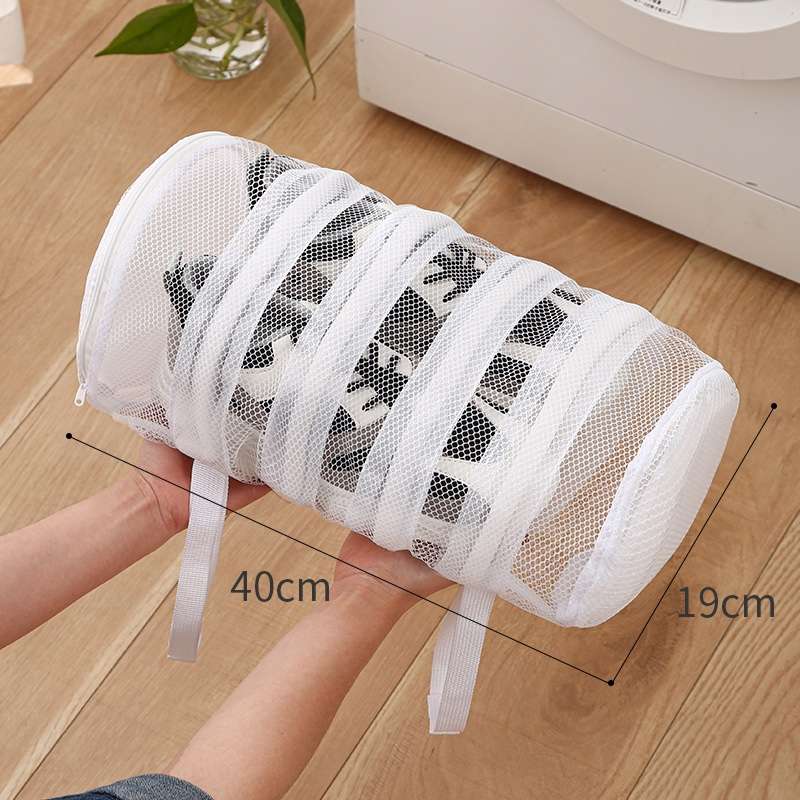 Cylindrical Shape Shoes Laundry Bag - Image 3