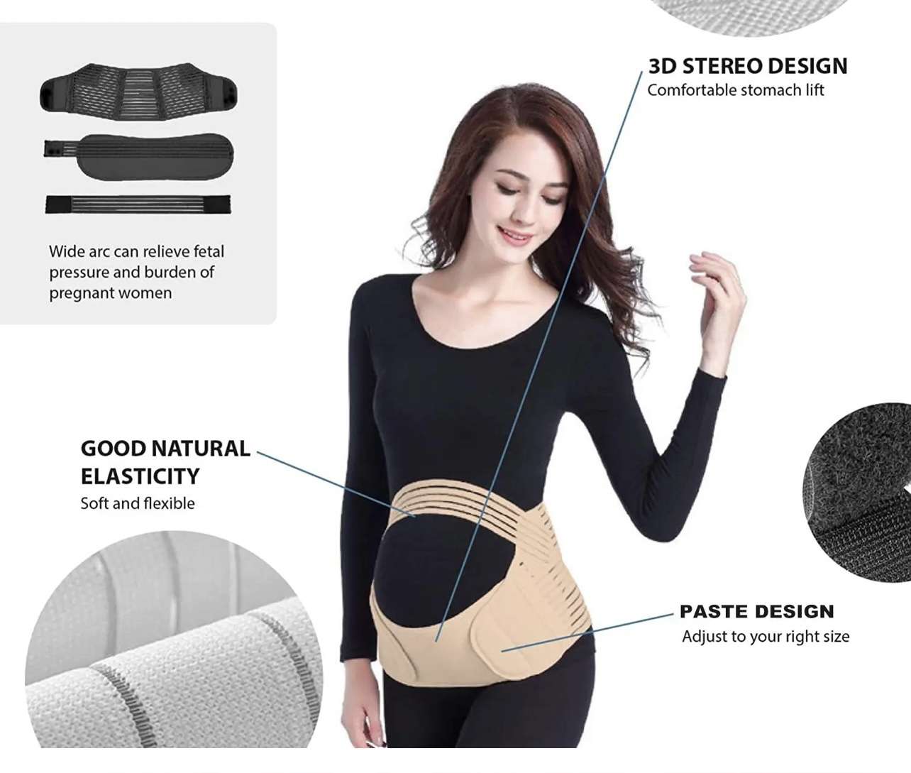 Maternity Belt Pregnancy Belly Support - Image 3