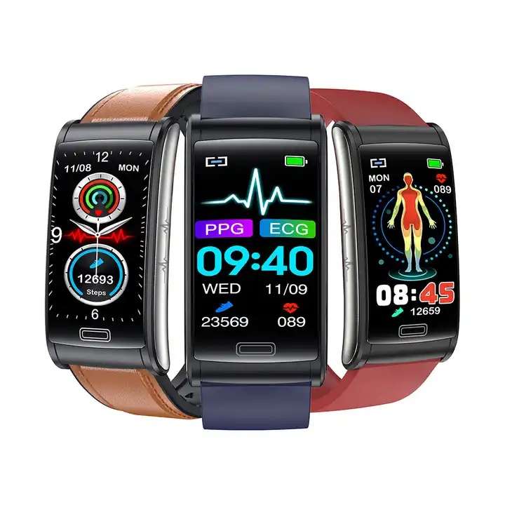 E600 Non-invasive Blood Sugar ECG Blood Oxygen Monitoring Waterproof Sports Watch