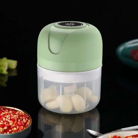 Mini USB Wireless Electric Garlic Masher Press Mincer Vegetable Chili Grinder