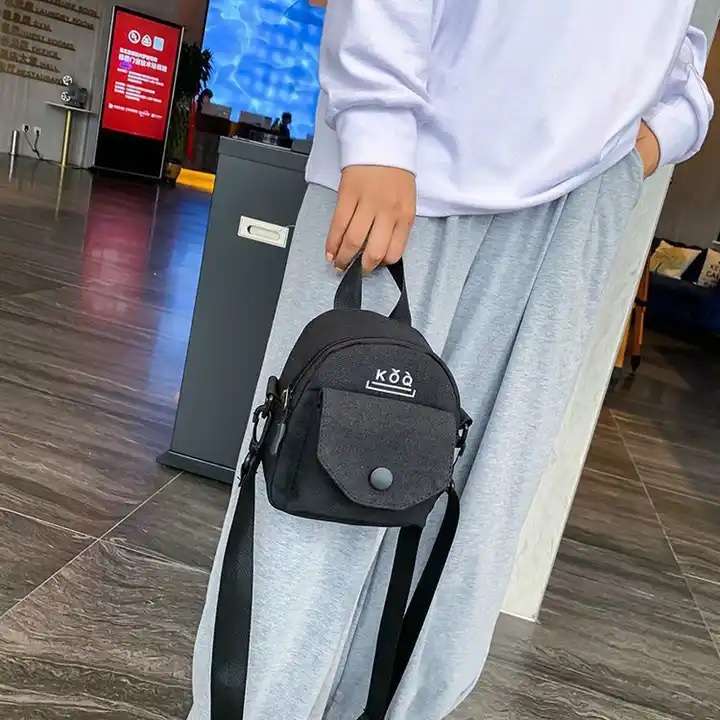 New Casual Mobile Phone Bag Square Canvas Messenger Bags - Image 2