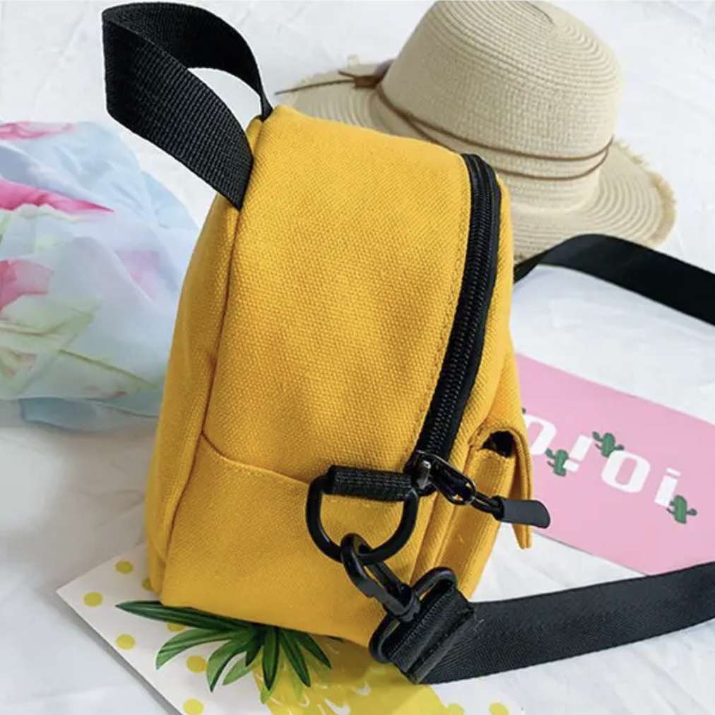 New Casual Mobile Phone Bag Square Canvas Messenger Bags - Image 7