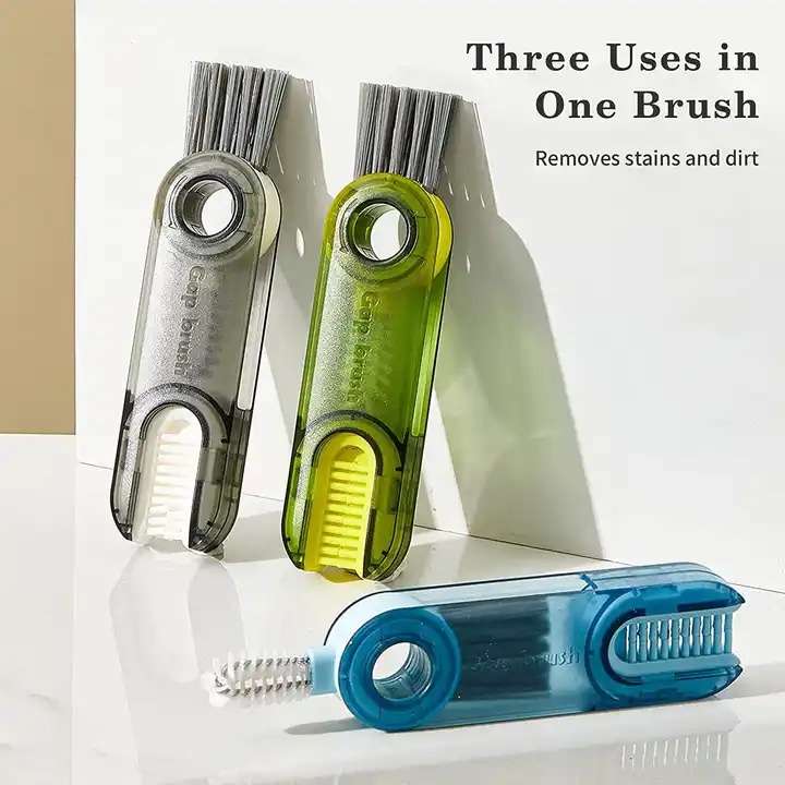 3 in 1 Multipurpose Bottle Gap Cleaner Brush - Image 4