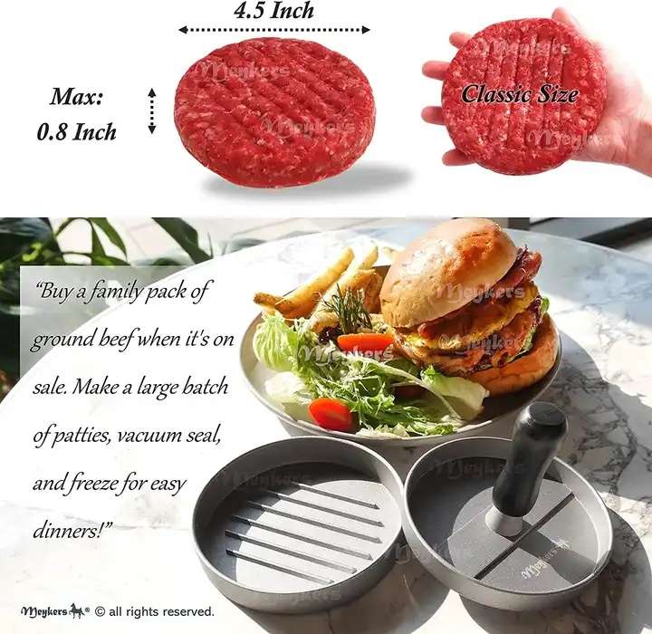 Non-Stick Hamburger Press - Image 3