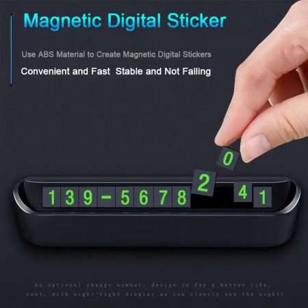 Phone Number Card Plate Telephone Number 13x2.5cm