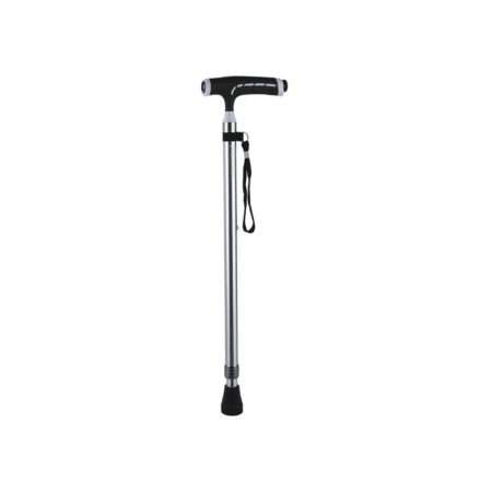Adjustable Walking Cane Stick for Elderly with Cushion T Handle & Led Light
