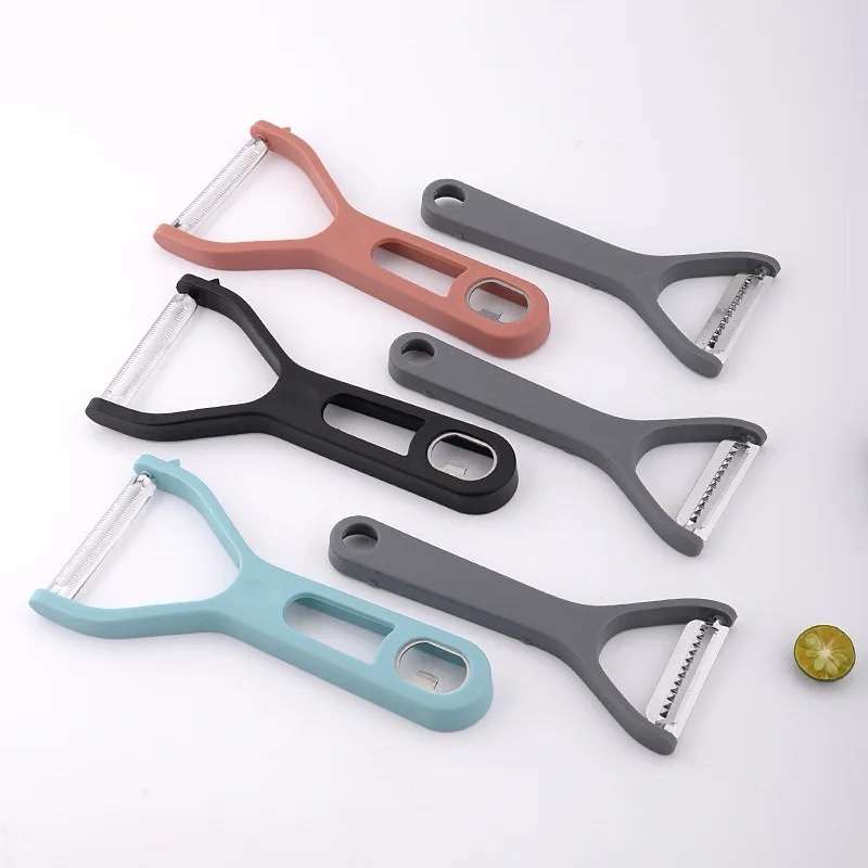 5 in 1 Swivel Fruit Vegetable Carrot Potato Peeler - Image 2