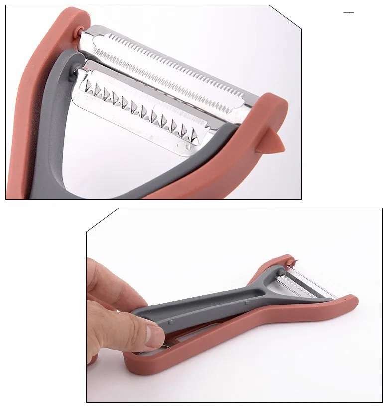 5 in 1 Swivel Fruit Vegetable Carrot Potato Peeler - Image 6