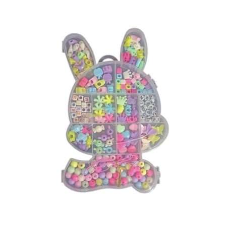 Rabbit Boxed Flower Mouse Little Bear Letter Beads