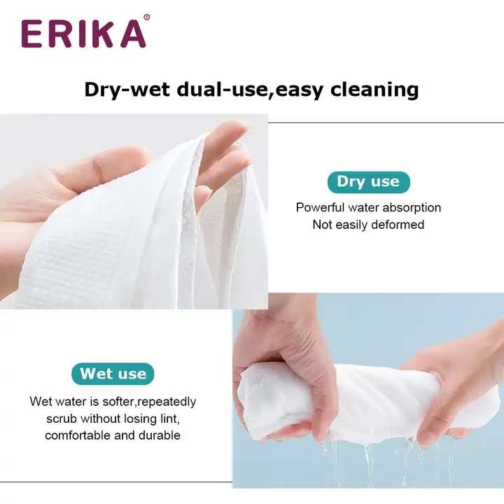 Travel Portable Disposable Compression Cotton Face Facial Towel Tablets - Image 3