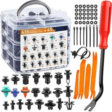 680pcs Mixed Fastener Kit Car clips Accessories