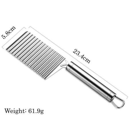 Potato Vege Cutter Stainless Steel Serrated Blade