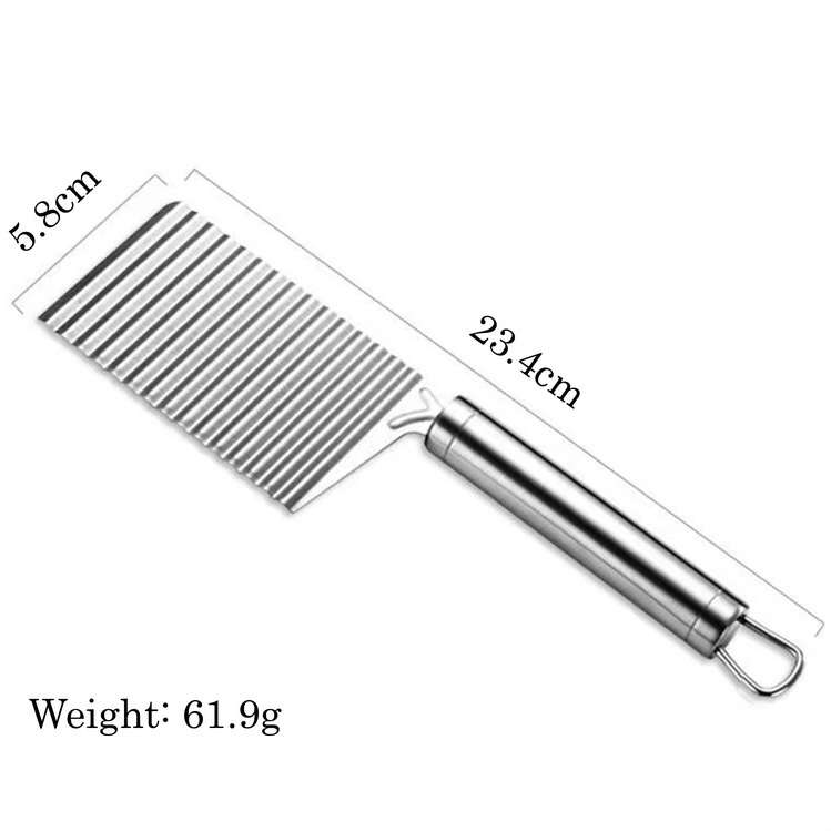 Potato Vege Cutter Stainless Steel Serrated Blade