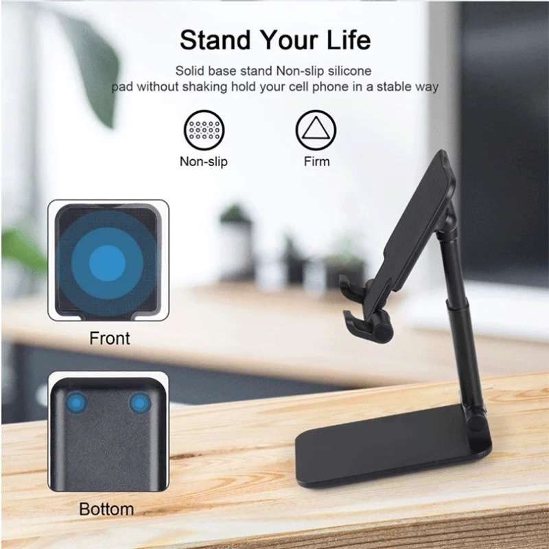 Adjustable and Foldable Phone Holder Tablet Stand - Image 5