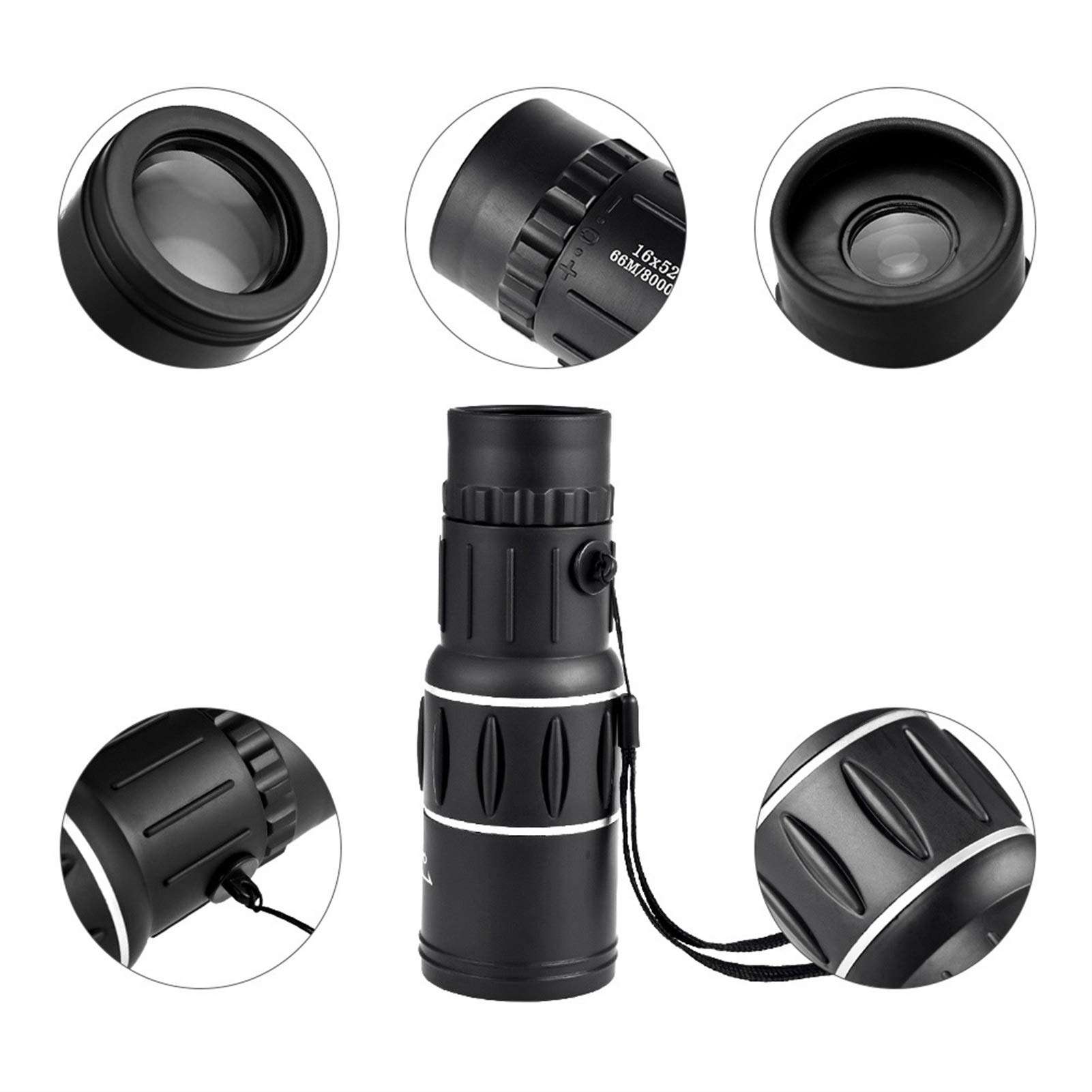Binock Portable 16X52 High power 8000M Monocular Binoculars - Image 4