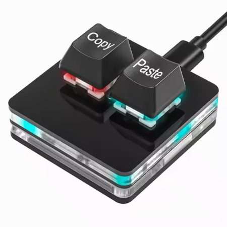 USB-C Mechanical Keypads Mini RGB Light Knob 2 Keys