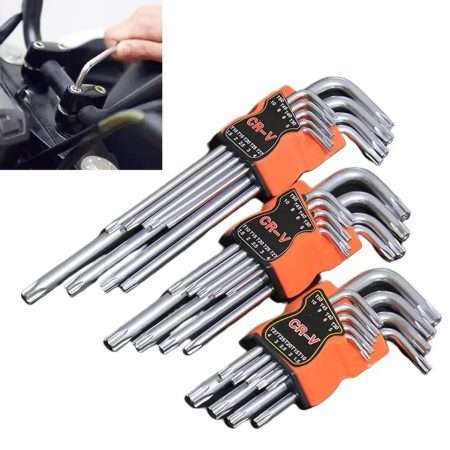 9PCS Double-End L Type Screwdriver Hex Wrench