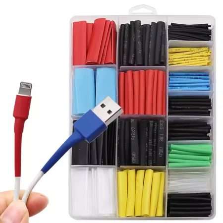 580pcs Heat Shrink Wrapping Kit Electrical Wire Cable Insulation Heat Shrink Tubing