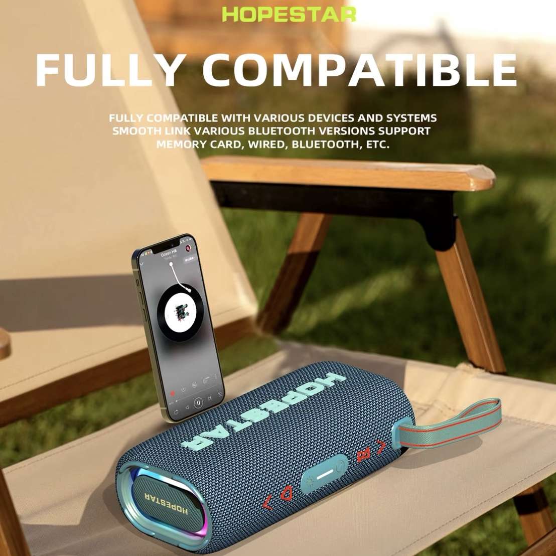 Hopestar-H55 Hifi Driver Radio BlueTooth Wireless Stereo Speaker - Image 6