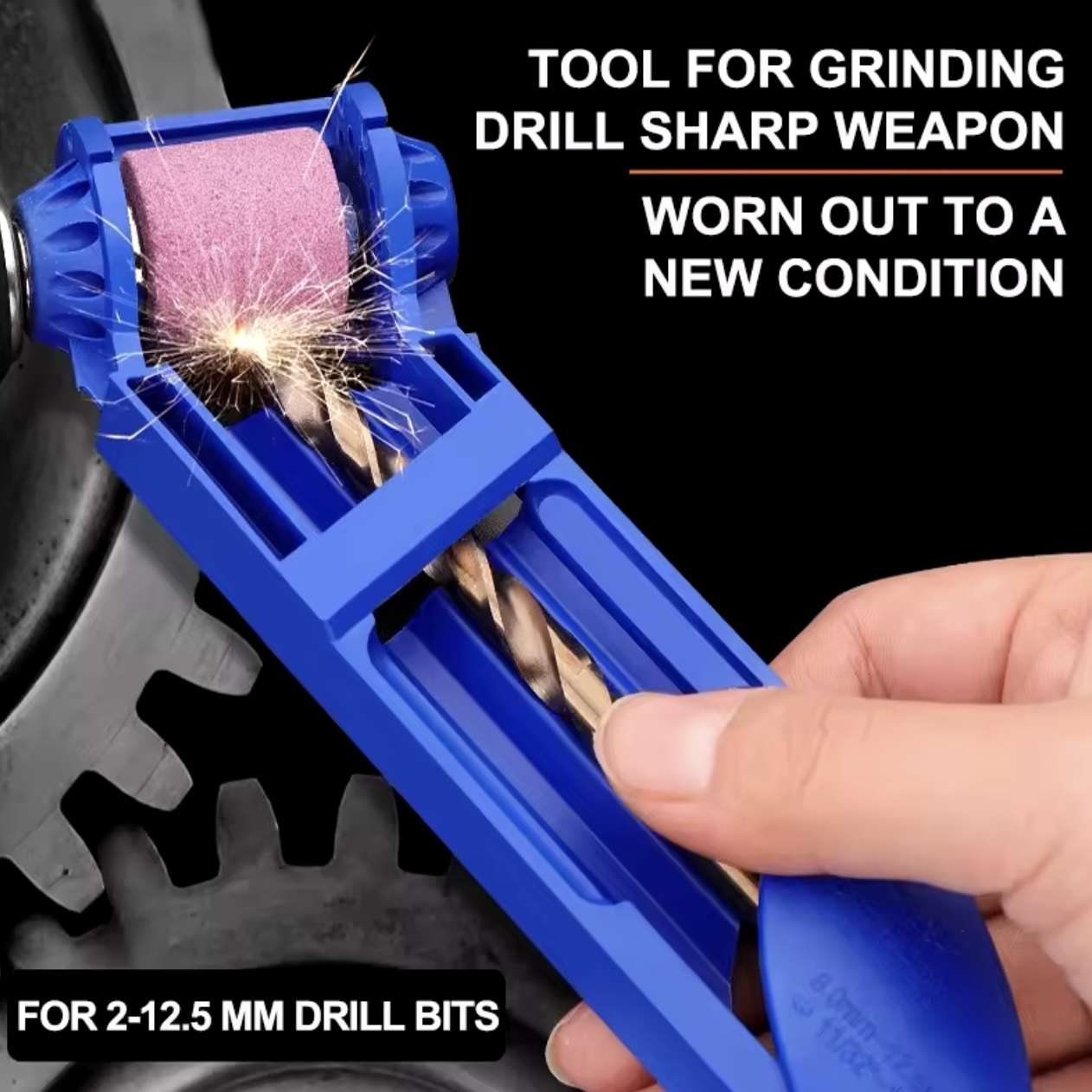 Portable Powered Tool Polishing Wheel Drill Bit Sharpener