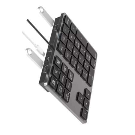 Multi-function 34-keys Wired Numeric Keypad
