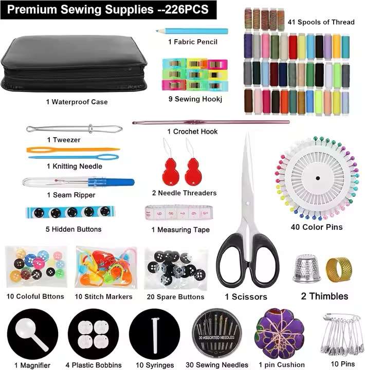 226pcs DIY Crochet Kit - Image 4