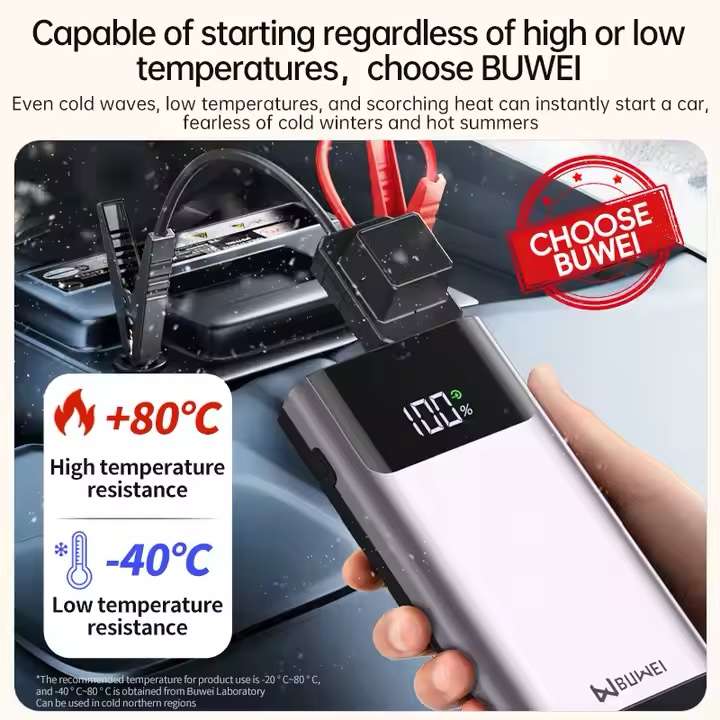 Car Jump Starter Power Bank Peak 2000A 10000mah USB-C - Image 4