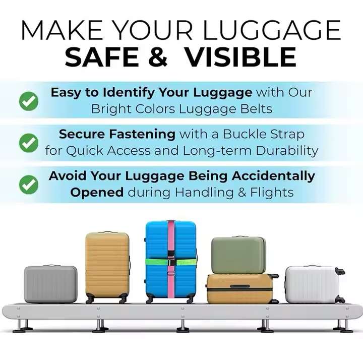 Adjustable Luggage Strap Belt Packing - Image 7