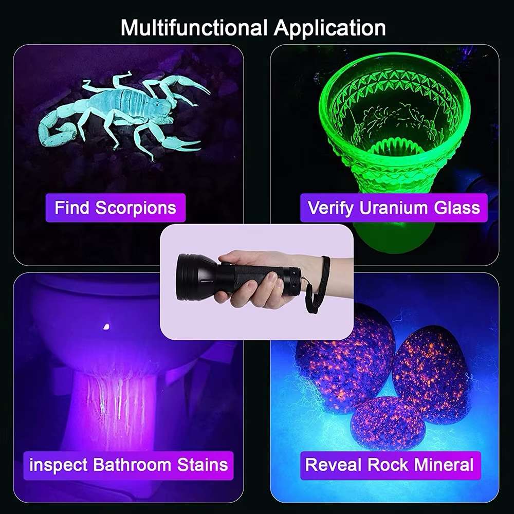 Multifunctional Handheld Uv Led Purple Flash Light - Image 8