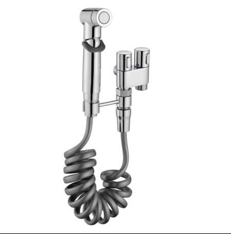 Zinc Alloy Bathroom Spray Wall-Mounted Handheld Bidet Sprayer for Toilet Cleaning