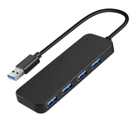 4-Port USB 3.0 Hub Ultra Slim Portable Multiport Expander Charging Splitter