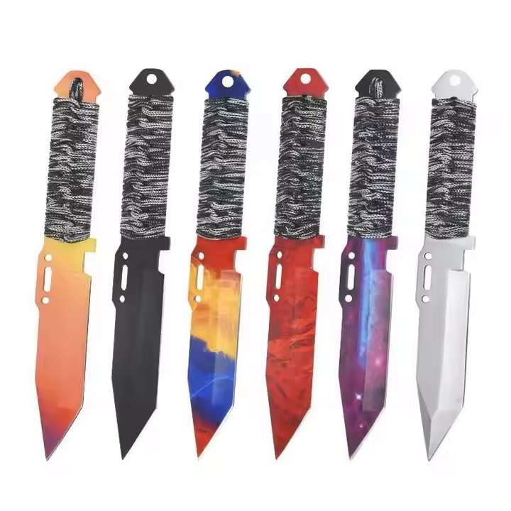Outdoor Straight CSGO Knife Portable Survival Knife - Image 4