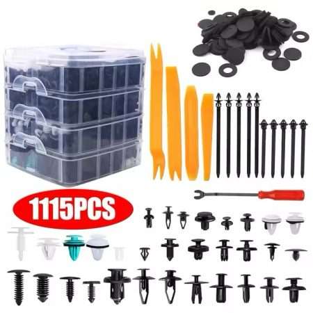 1115 Pcs Universal Car Plastic Clips Fasteners Mixed Retainer Automotive Clip