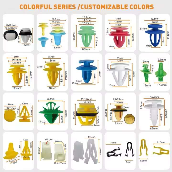 1115 Pcs Universal Car Plastic Clips Fasteners Mixed Retainer Automotive Clip - Image 5