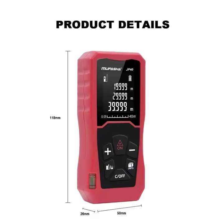 MUFASHA Laser Meter Digital Laser Distance Meter 40m - Image 2