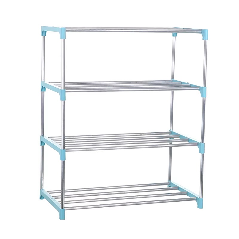 Shoe Rack 4-Tier Metal Shoe Tower 20-Pair Shoe Storage Organizer - Image 6