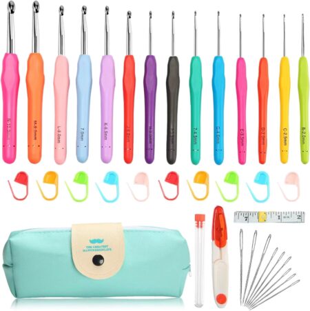 36-Piece High Quality Crochet Starter DIY Kit