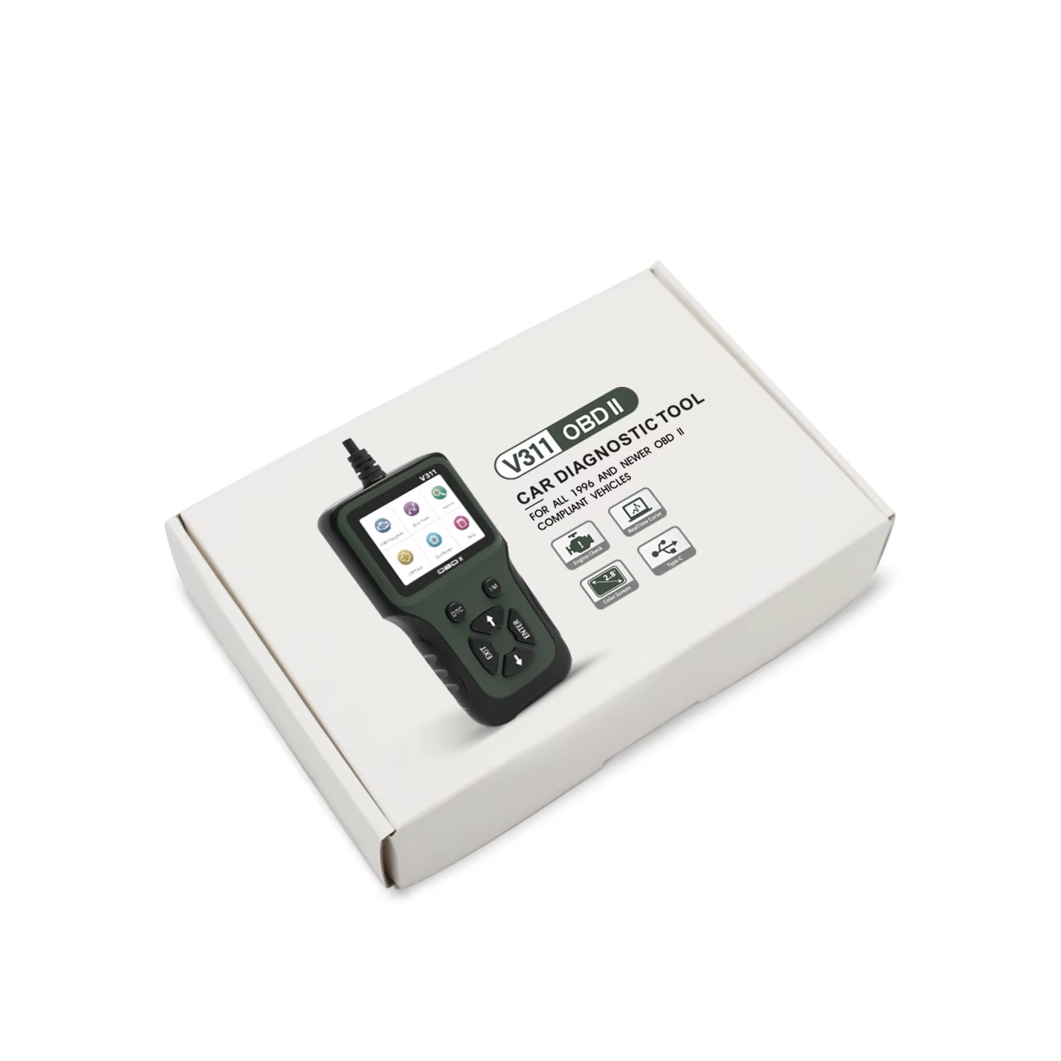 V311 Lonauto OBD Professional Universal OBD2 Auto Scanner Diagnostic Tool - Image 7