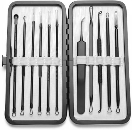 11PCS Stainless Steel Acne needle set