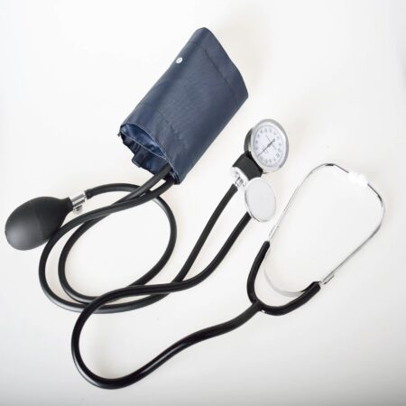 Medical Manual Aneroid Sphygmomanometer Cell Stethoscope