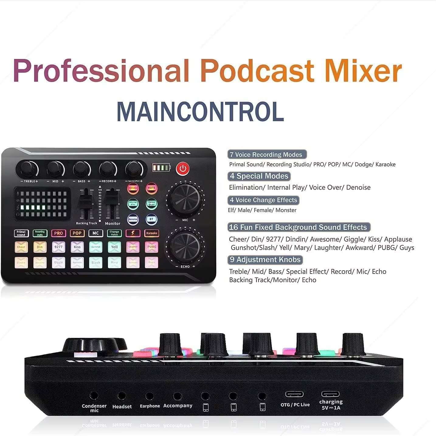 BM800 Studio Microphone Kits With 998 Sound Card - Image 4