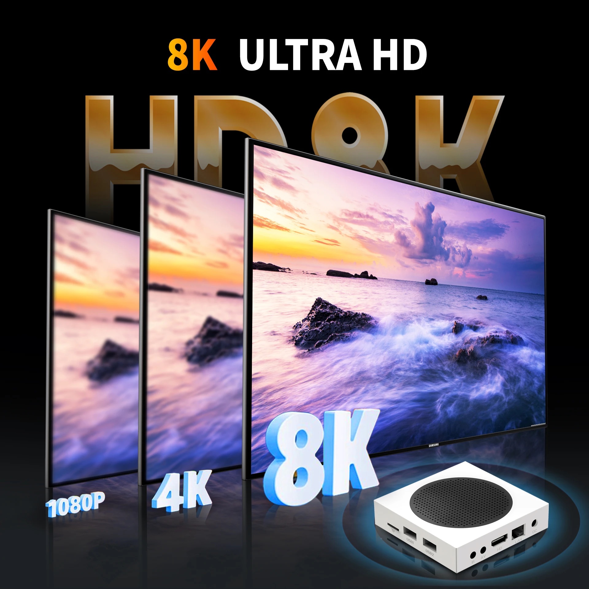 Android 14 Set Top Box High Speed Allwinner H618 TV Box - Image 4