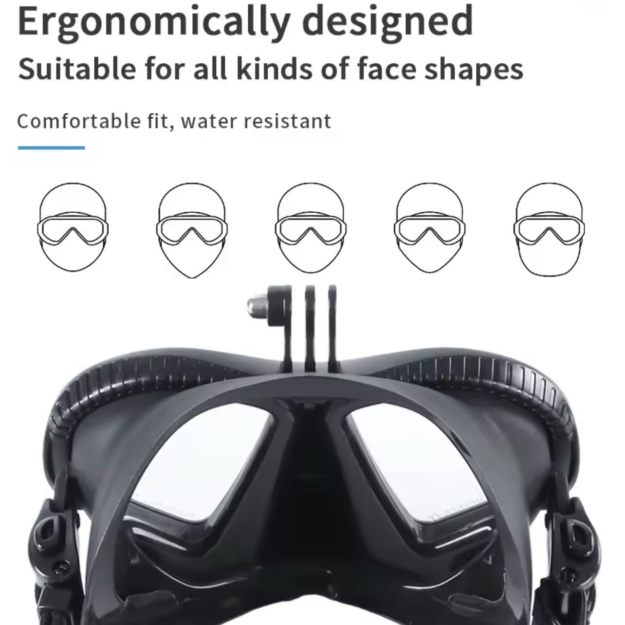 Freediving Diving Goggles with Case - Image 2